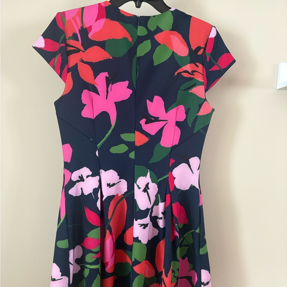 Jessica Howard Navy Floral Fit & Flare Dress
Size 10